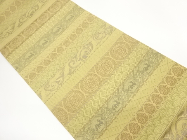 JAPANESE FUKURO OBI / WOVEN CLASSICAL PATTERN